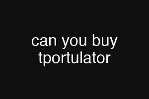 can you buy tportulator